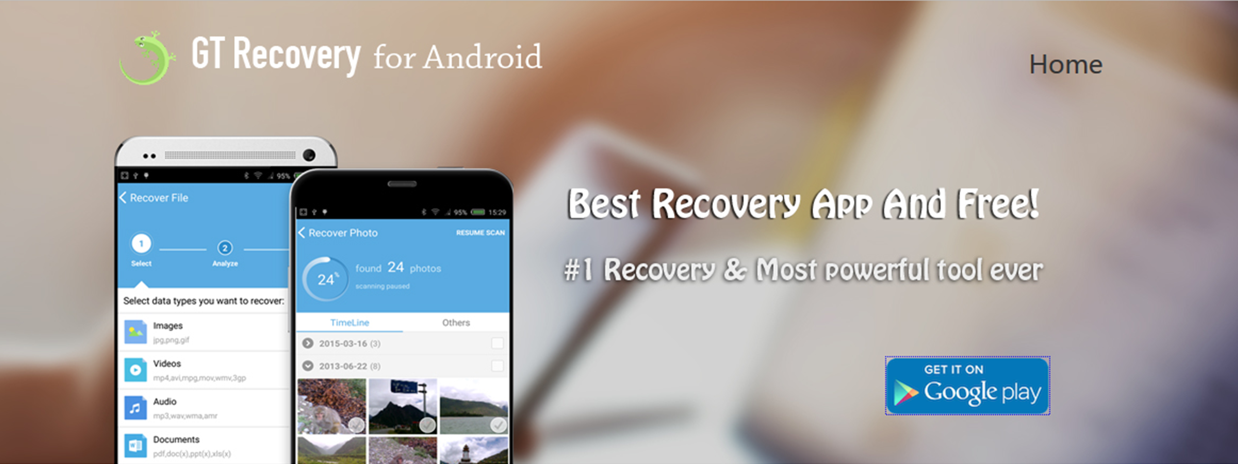 Gt recovery for android