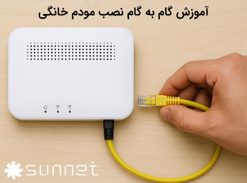 آموزش گام ‌به‌ گام نصب مودم خانگی